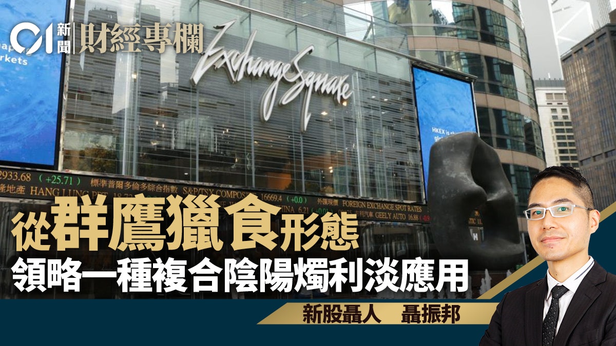 從群鷹獵食形態 領略一種複合陰陽燭利淡應用|聶振邦 從群鷹獵食形態 領略一種複合陰陽燭利淡應用|聶振邦