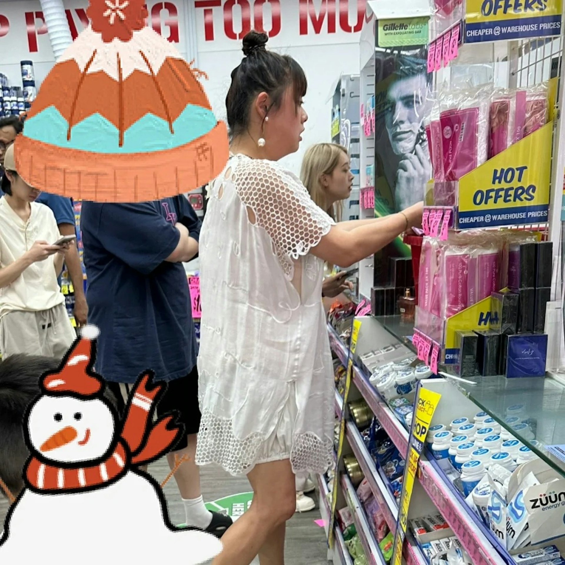 有網民在澳洲一超市偶遇細細粒。(小紅書) 有網民在澳洲一超市偶遇細細粒。(小紅書)
