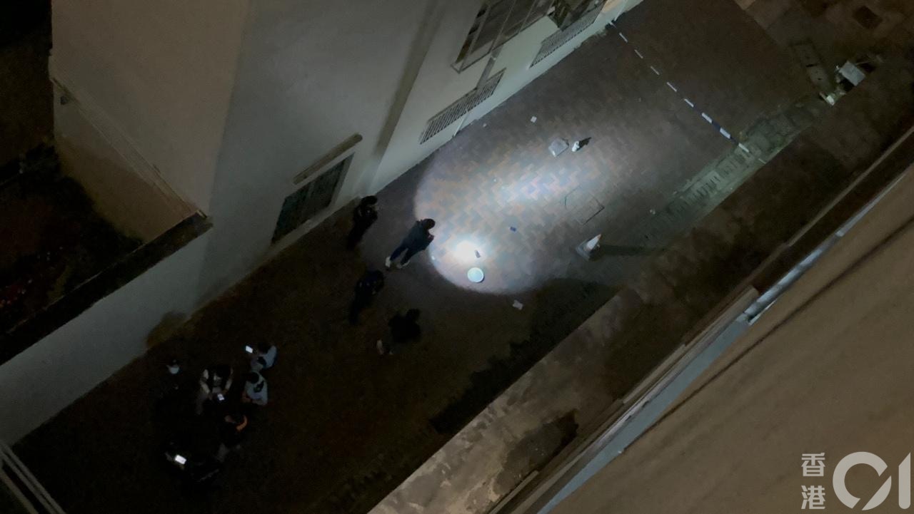 警方在場調查。（林振華攝）