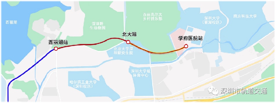 地鐵7號線二期全長約2.28公里，設站2座，全線採用地下敷設方式。（深圳市軌道交通）
