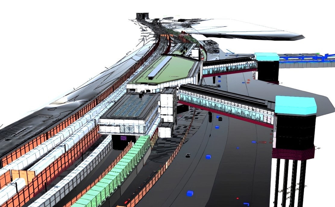 东涌线延线项目模拟图（港铁公司提供）