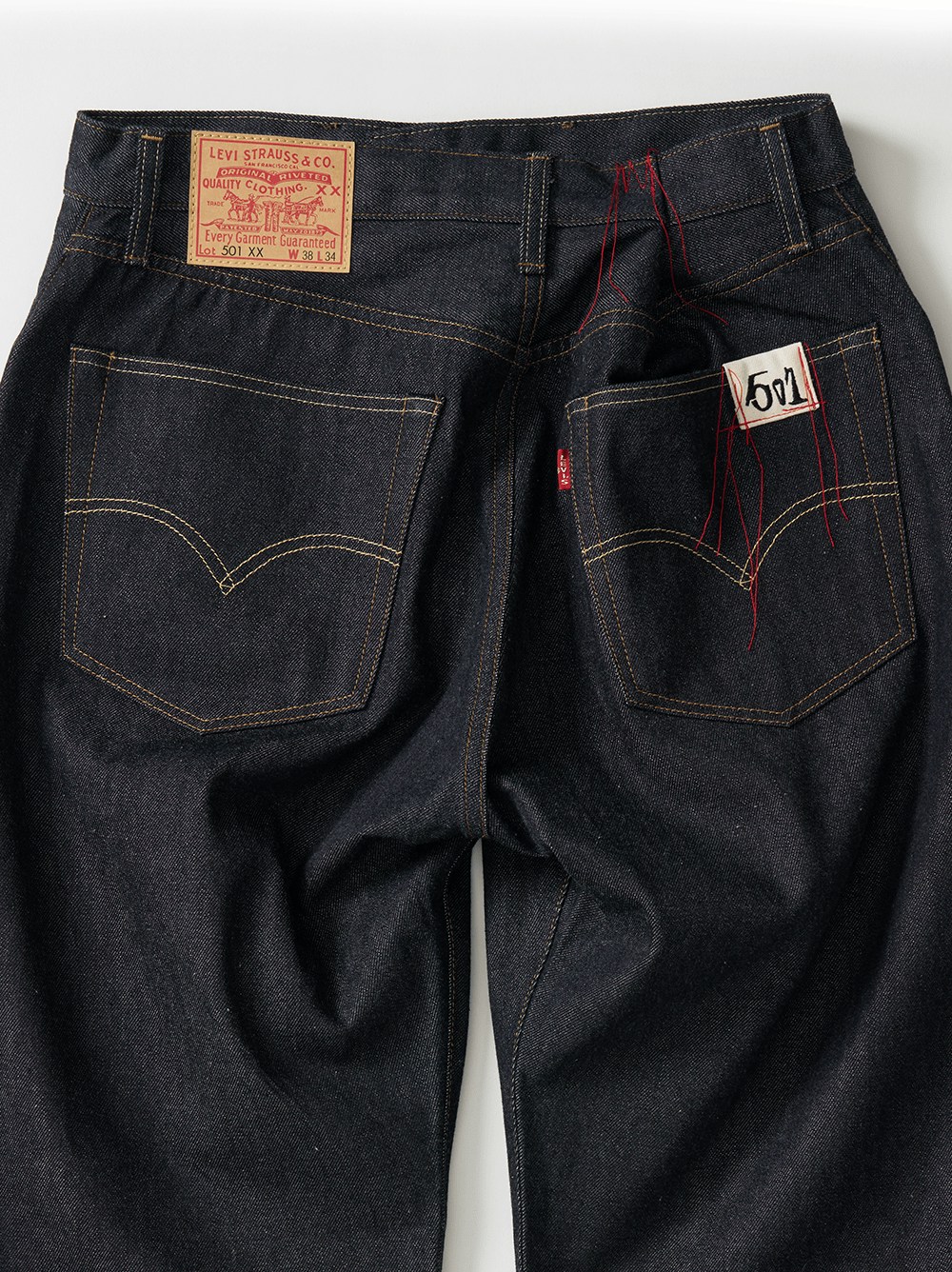長谷川昭雄カスタムモデルセルビッジW40L32 新品未使用【Levi's】501