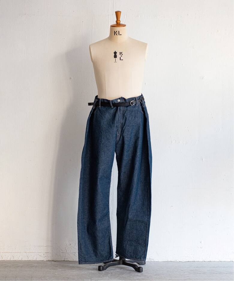 Levi's京都店回歸別注牛仔褲長谷川昭雄監修刺繡收腰不對稱美學