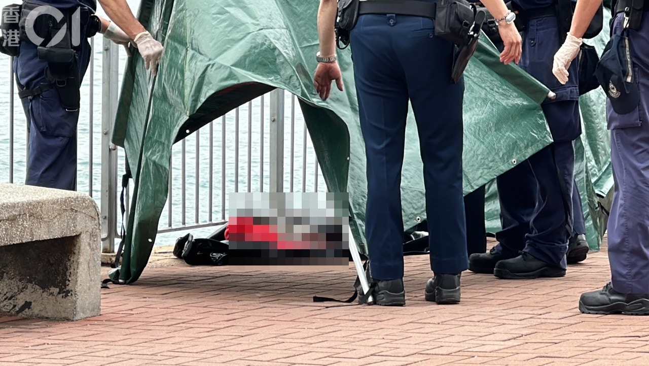 殘肢已腐爛及發漲。（馬耀文攝）