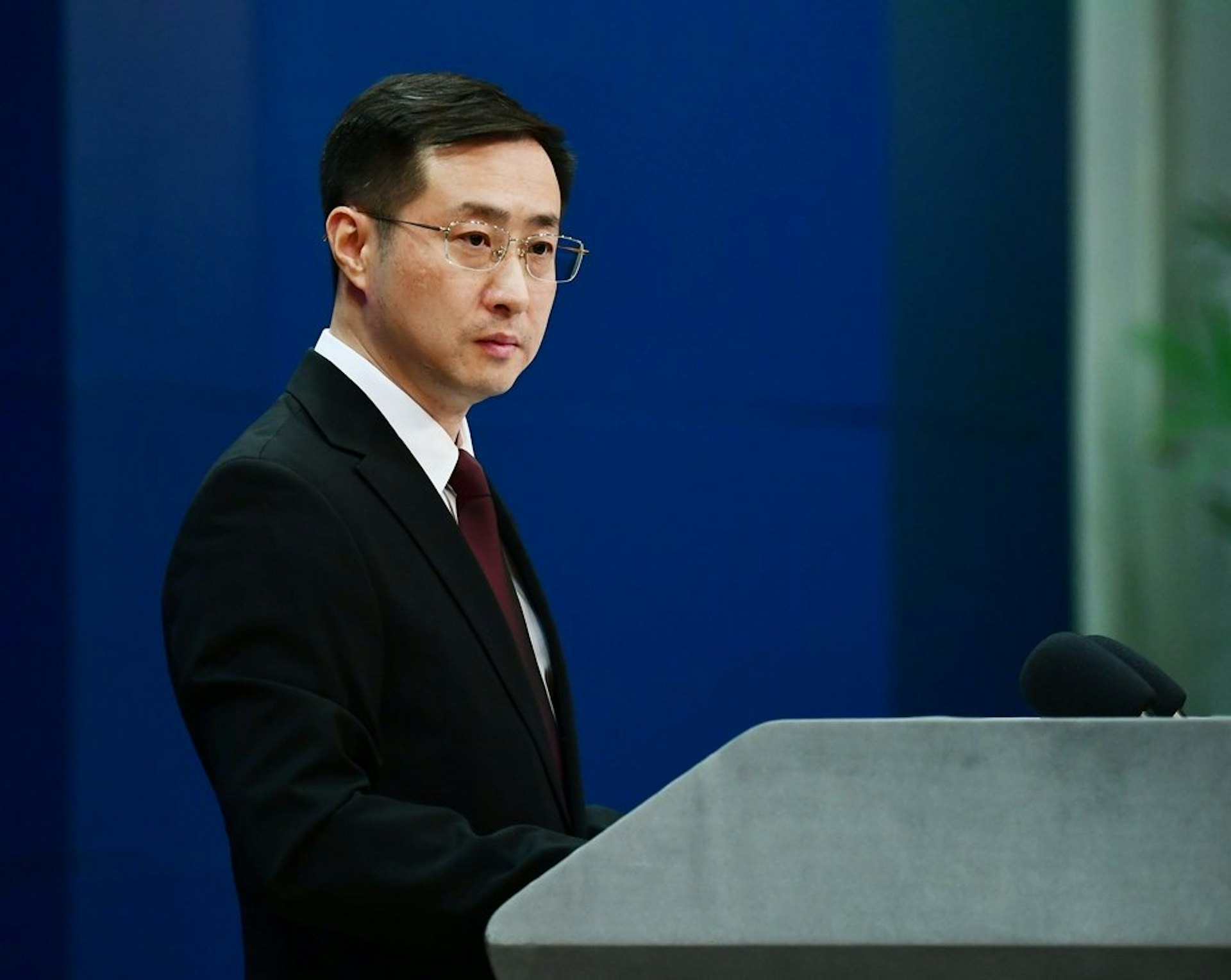 中國外交部發言人林劍2024年3月20日主持外交部例行記者會(X@MFA_China) 中國外交部發言人林劍2024年3月20日主持外交部例行記者會(X@MFA_China)