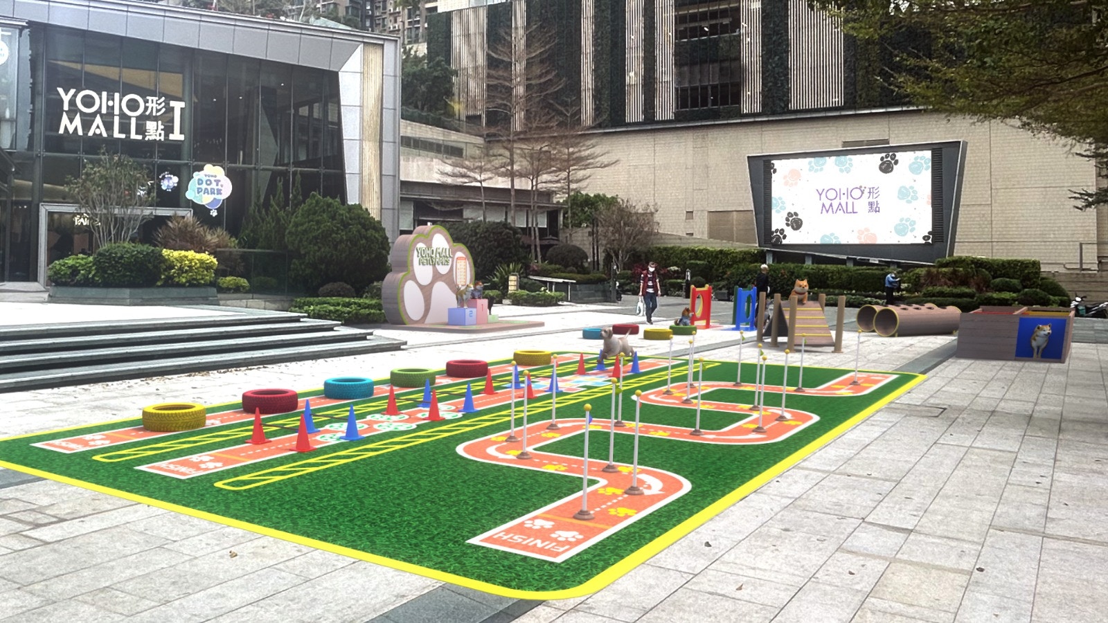 新地斥2000萬優化YOHO系列商場　棒棒糖公園、白鷺花園次季開幕