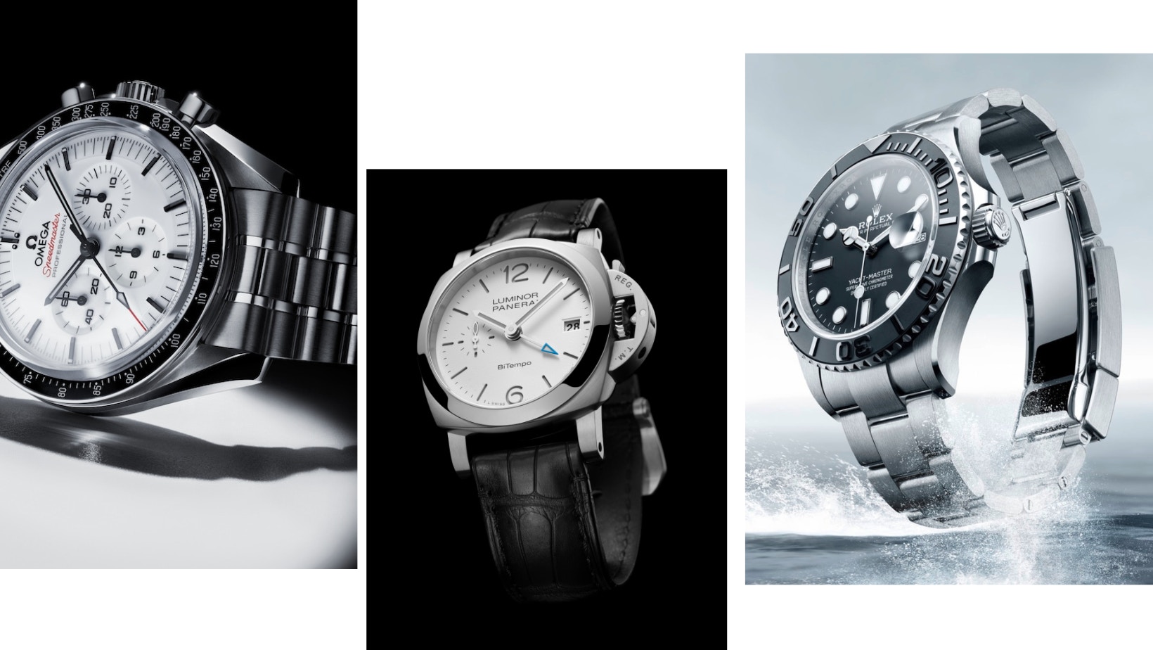 ROLEX、OMEGA、PANERAI、IWC、TAG HEUER 5款40+熟男手錶推介