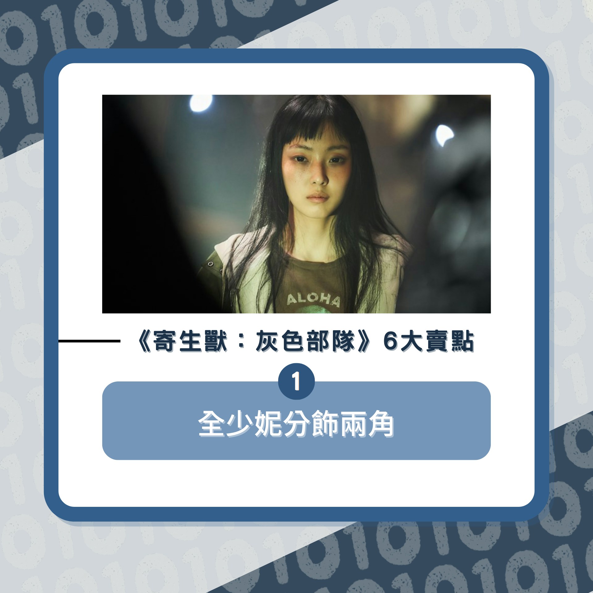 《寄生獸：灰色部隊》6大賣點。（01製圖／《寄生獸：灰色部隊》劇照）