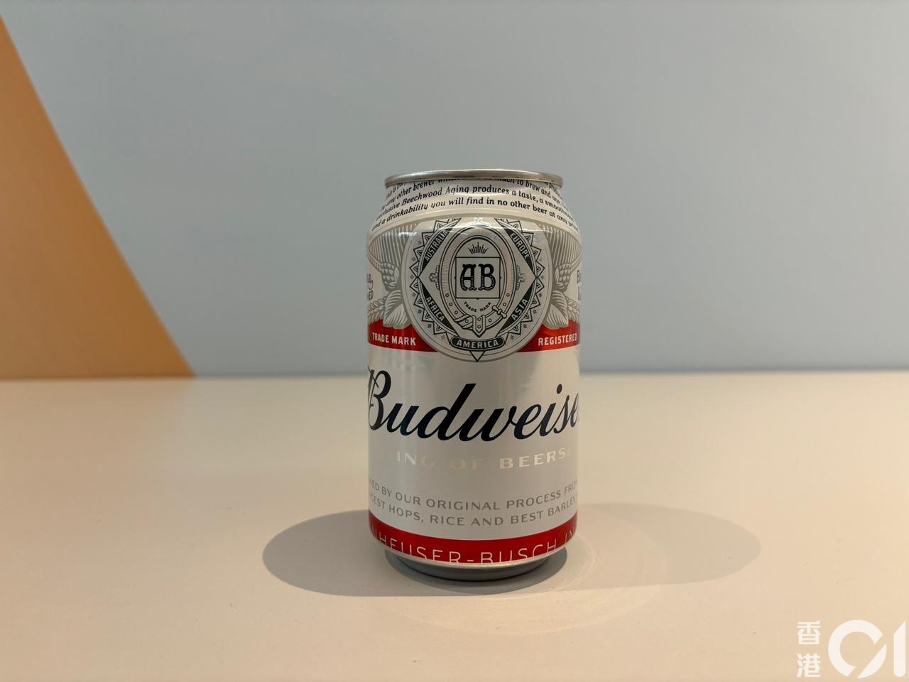 Budweiser 的King of Beers，每罐$7.1，评分为4.5分。（梁祖儿摄）