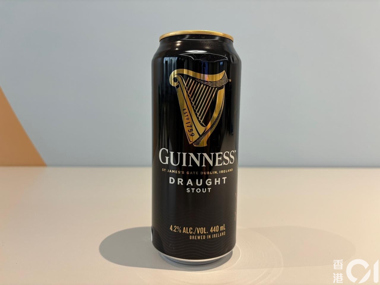 Guinness的Guinness Draught In Can，每罐$18，评分为5分。（梁祖儿摄）