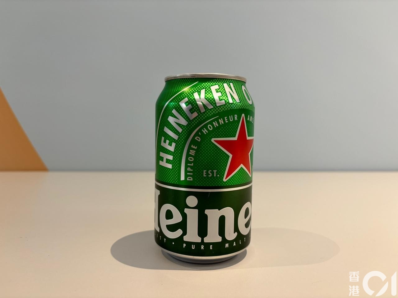 Heineken的Pure Malt Larger，每罐$6.3，评分为5分。（梁祖儿摄）