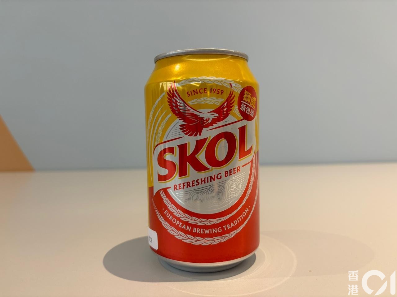狮威SKOL的Refresging Beer，每罐$5，评分为5分。（梁祖儿摄）