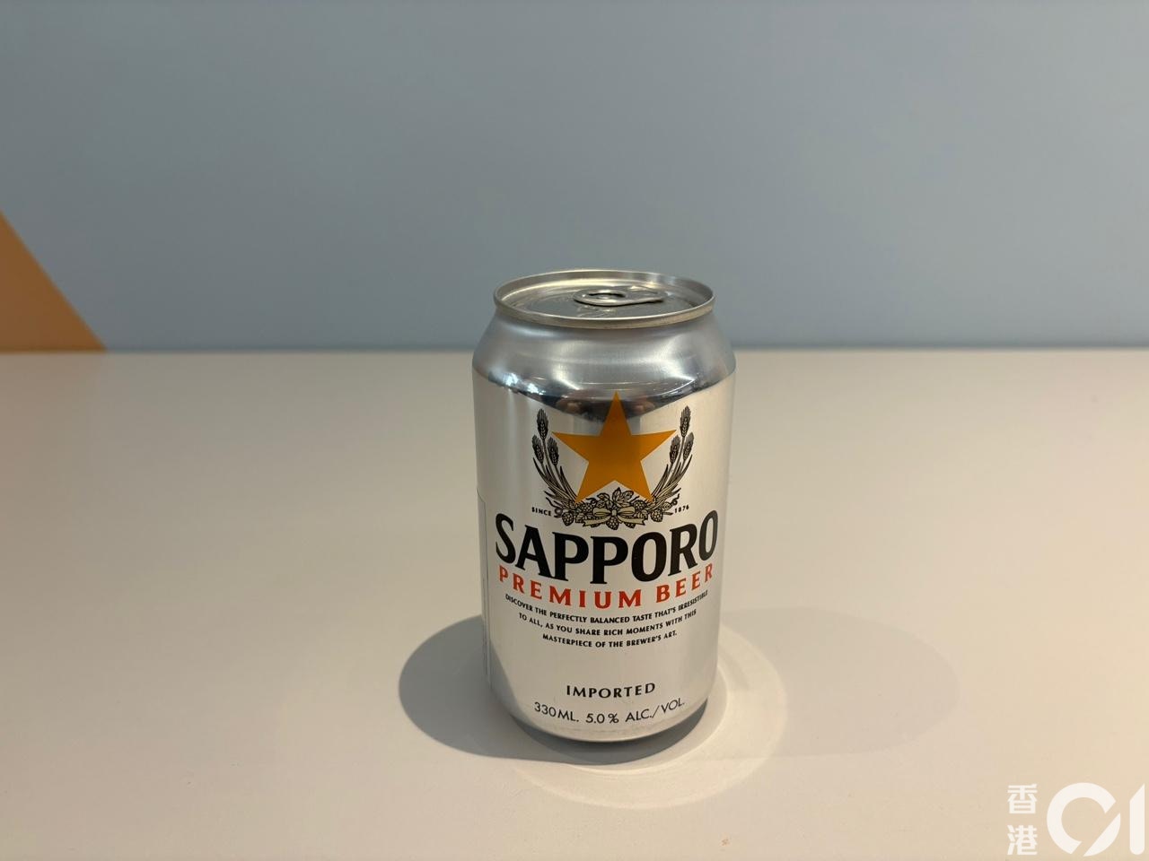 Sapporo的Premium Beer，每罐$10，评分为5分。（梁祖儿摄）