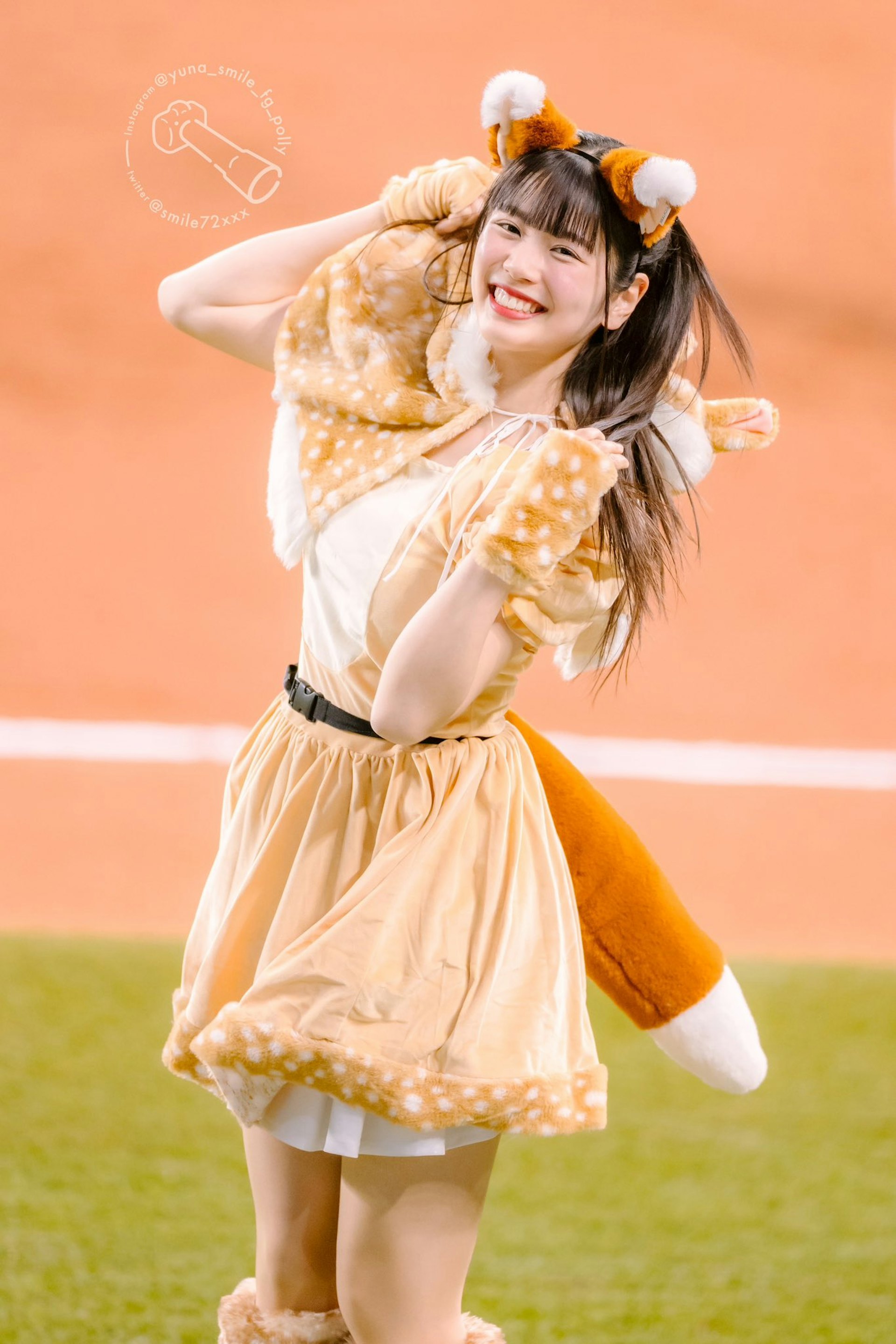 生於北海道札幌市,加入Fighters Girl的6年以來,25歲的瀧谷美夢以大眼睛跟可愛燦爛笑容,擄獲許多球迷的心(IG@yuna_smile_fg_polly) 生於北海道札幌市,加入Fighters Girl的6年以來,25歲的瀧谷美夢以大眼睛跟可愛燦爛笑容,擄獲許多球迷的心(IG@yuna_smile_fg_polly)