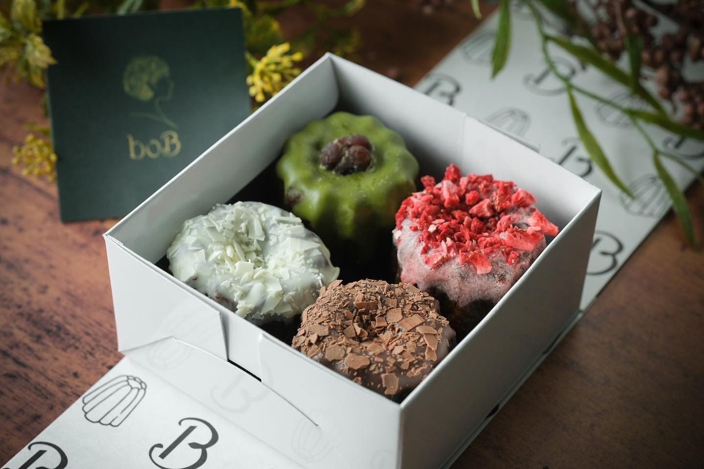 「boB」是由一位來自銀座意式餐廳主廚開發的可麗露專門店（boB官方圖片）