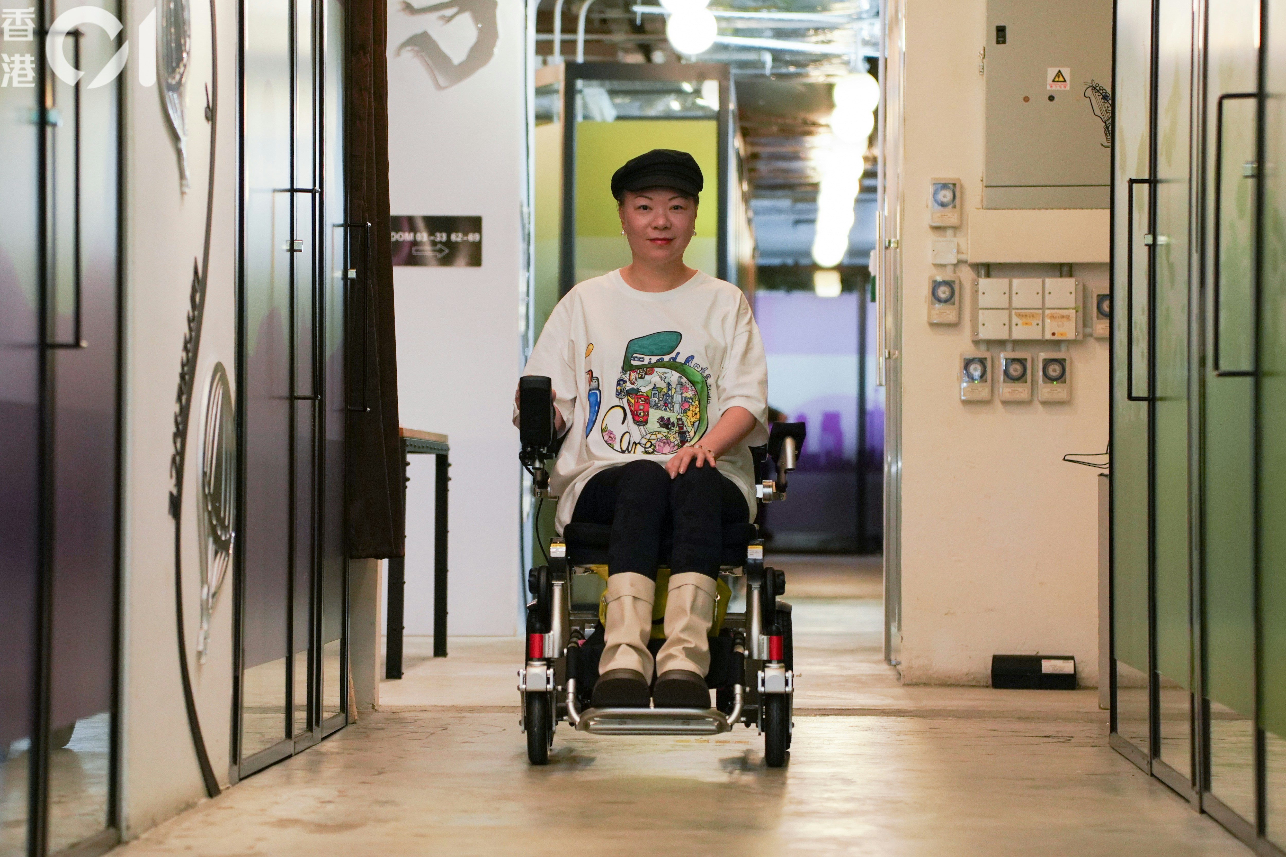 iCare創辦人朴陶3年前因缺血性中風而左半身癱瘓，但後續堅持復健、重新學習說話；並繼續為iCare籌劃活動。（黃浩謙攝）