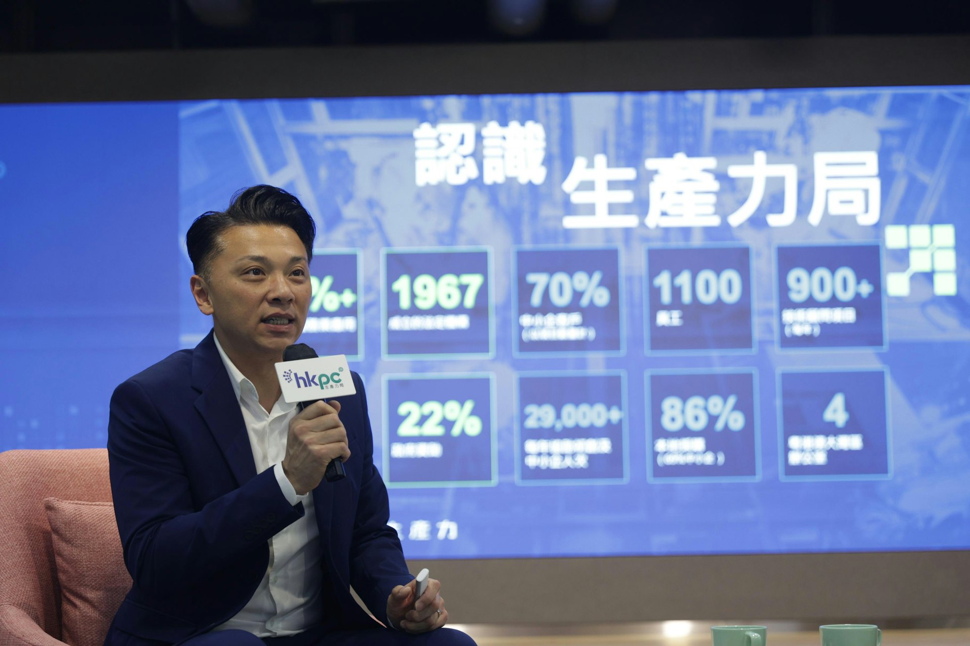 陳祖恒表示,香港工業的「新質生產力」方向,會是智能微型工廠。(歐嘉樂攝) 陳祖恒表示,香港工業的「新質生產力」方向,會是智能微型工廠。(歐嘉樂攝)