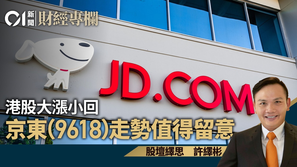 港股大漲小回京東（9618）走勢值得留意｜許繹彬