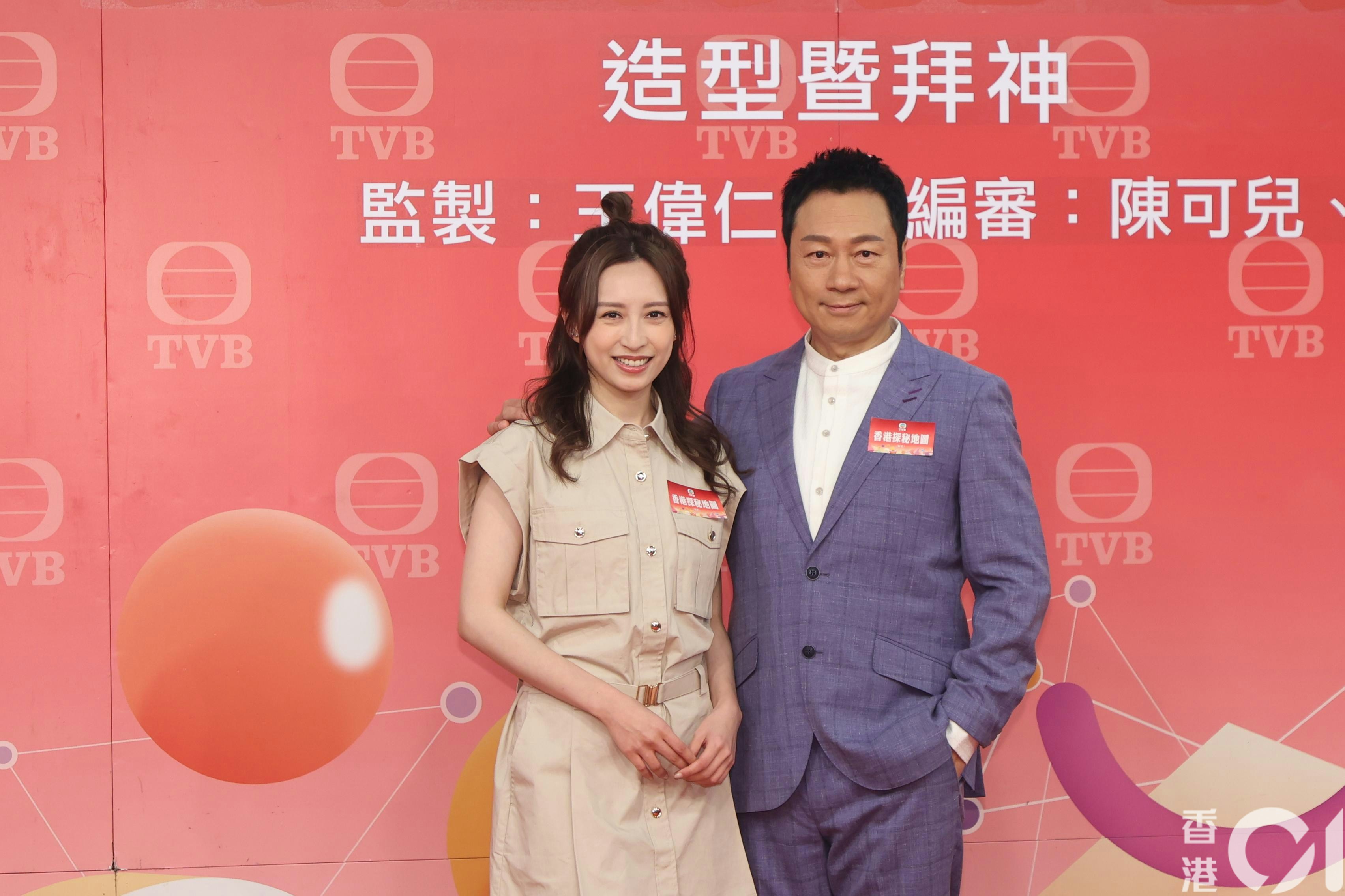 龔嘉欣說到可以再跟黎耀祥合作是非常幸運。(葉志明 攝) 龔嘉欣說到可以再跟黎耀祥合作是非常幸運。(葉志明 攝)