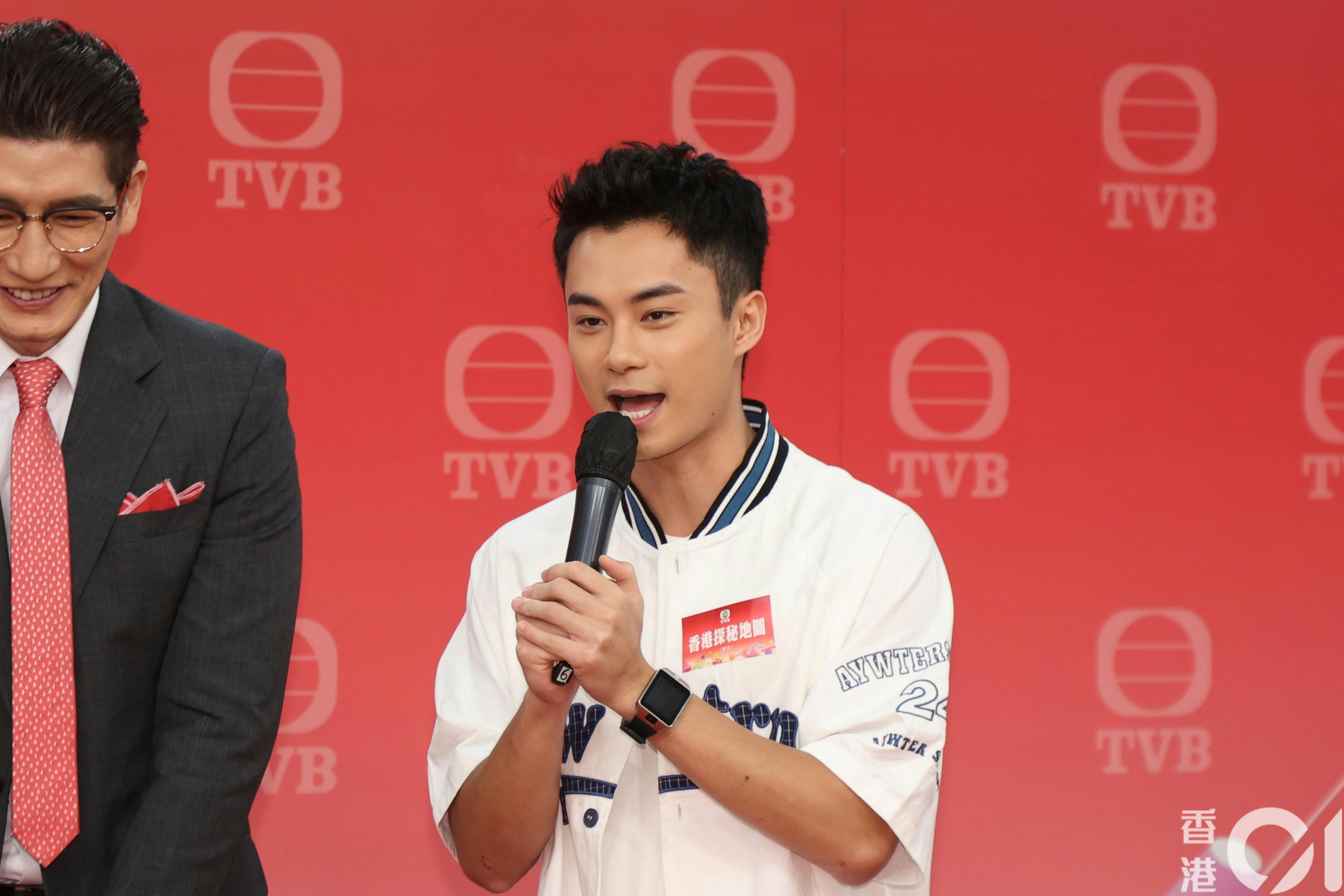 龔嘉欣同孔德賢做姐弟，孔德賢更透露自己今次角色比較宅。(葉志明 攝)