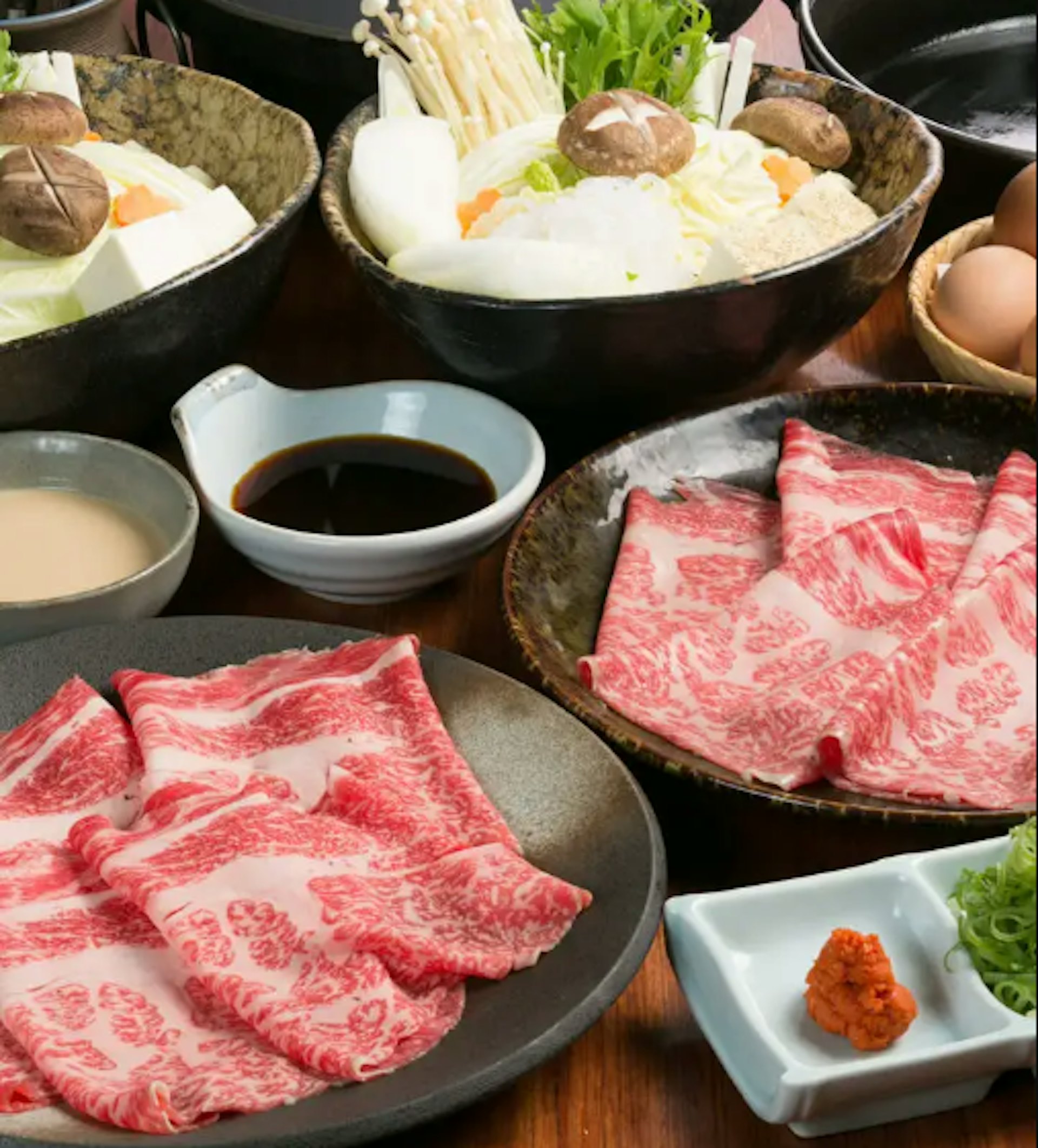 (圖片來源:官網@ しゃぶしゃぶ すき焼き しゃぶ陣 堺筋本町) 日本美食:大阪壽喜燒8間推薦!