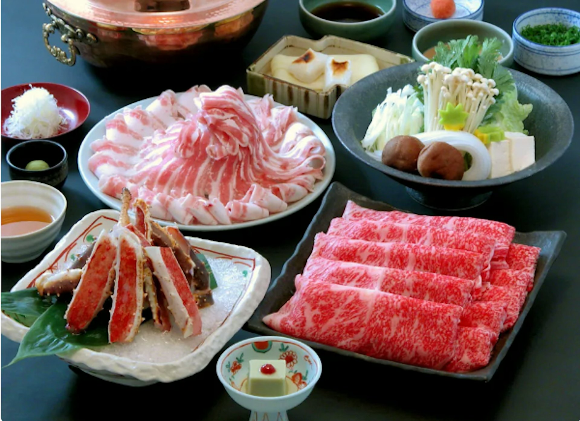 涮禪的壽喜燒套餐有不同種類牛肉選擇。(圖片來源:官網@涮禪しゃぶ禅) 日本美食:大阪壽喜燒8間推薦!