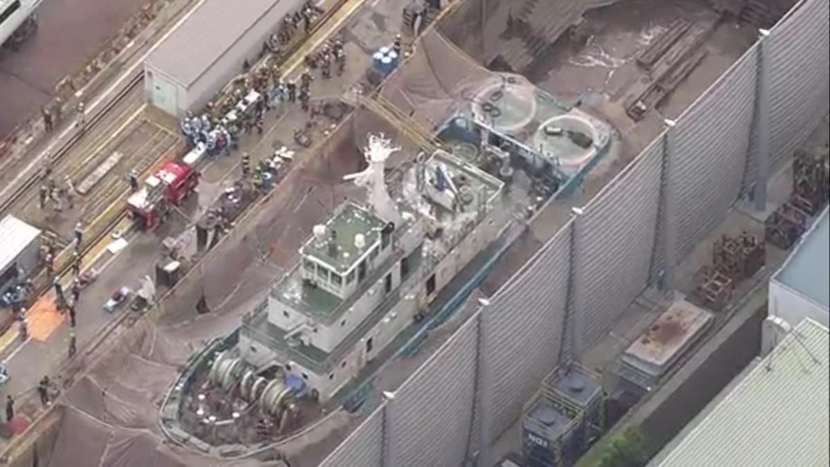 日本大阪船隻爆炸起火　7人受傷