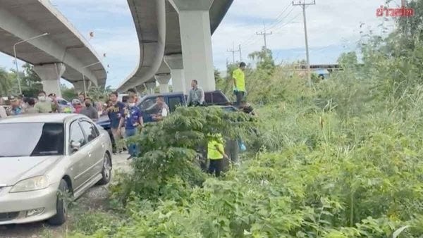 1名18岁女大学生被发现伏尸高速公路下草丛中，遗体不但全身赤裸双脚捆绑，双手更遭凶手砍掉，且绑有重物，死状相当骇人。 （网上图片）