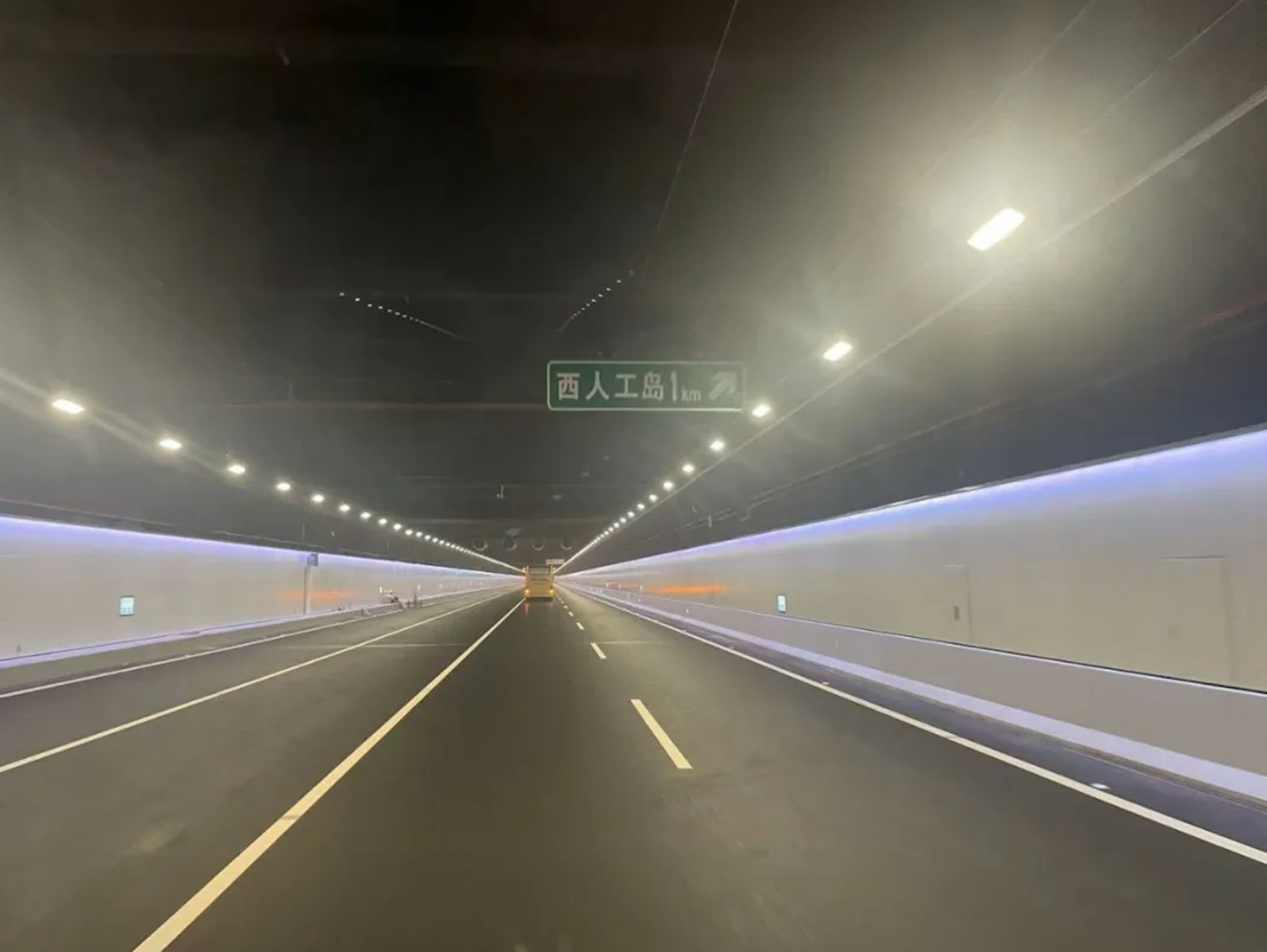 深中海底隧道。(深圳衛視) 深中海底隧道。(深圳衛視)