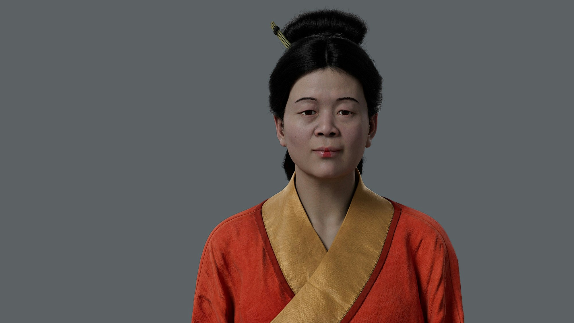 辛追夫人3D形象神似顱臉復原專家本人？　網民：鼻子簡直一模一樣