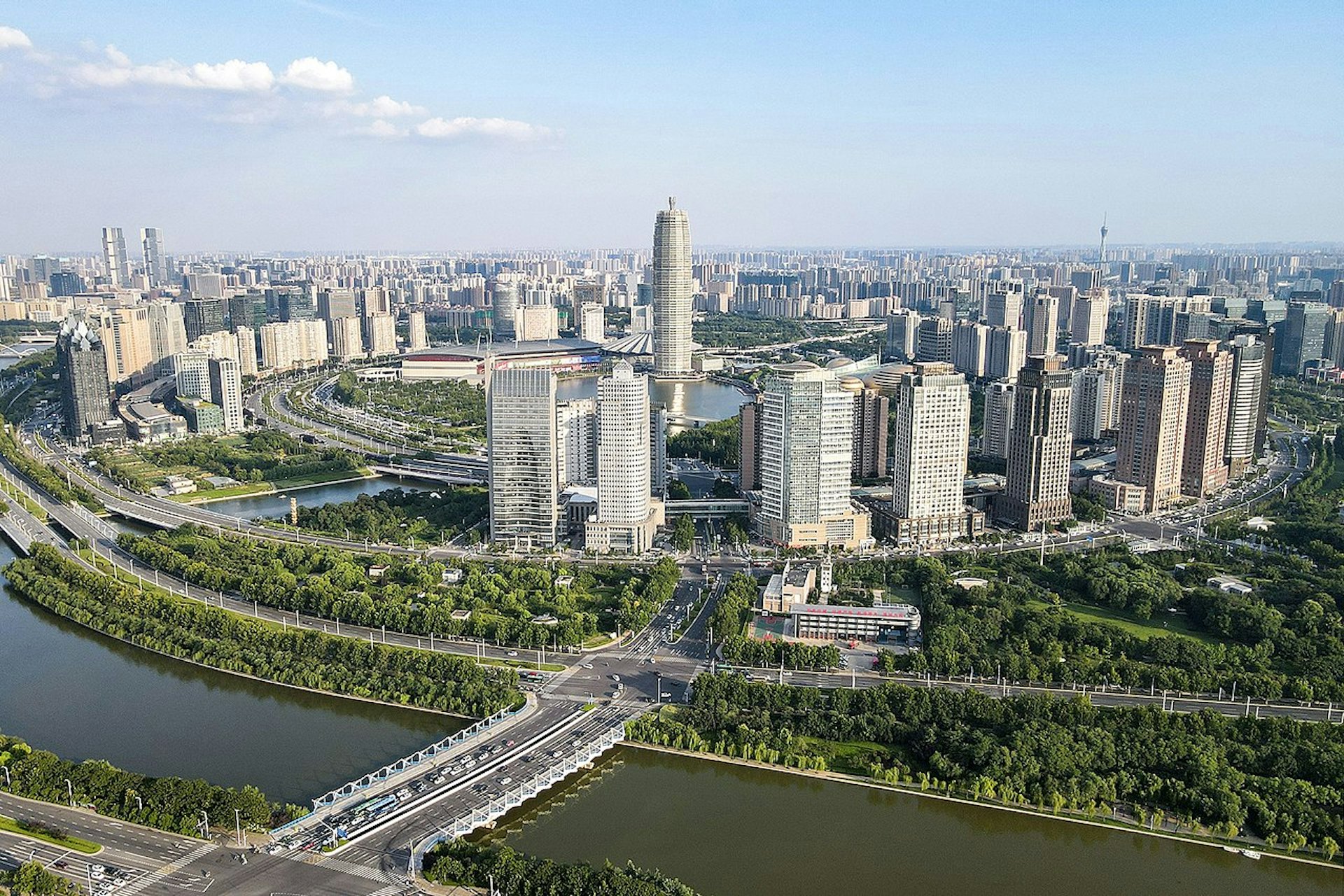 圖為河南省會鄭州。(Wikimedia Commons)