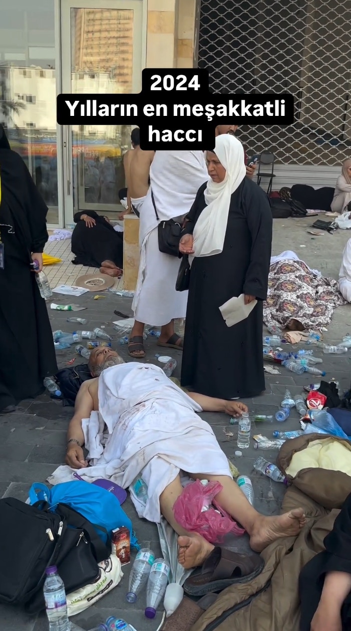 穆斯林圣城麦加的「朝觐」（Hajj）活动于14日开始，而当地近日高温突破51度，导致超过1000名朝圣者死亡，许多穆斯林奄奄一息地躺在路上，甚至还有多具遗体被扛上推车。（IG@yasemin_0761）