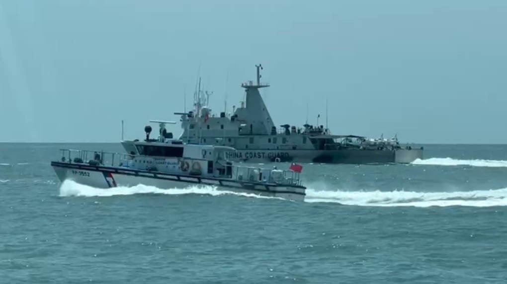 4陸海警船再赴金門限制水域　台海巡派3艇驅離