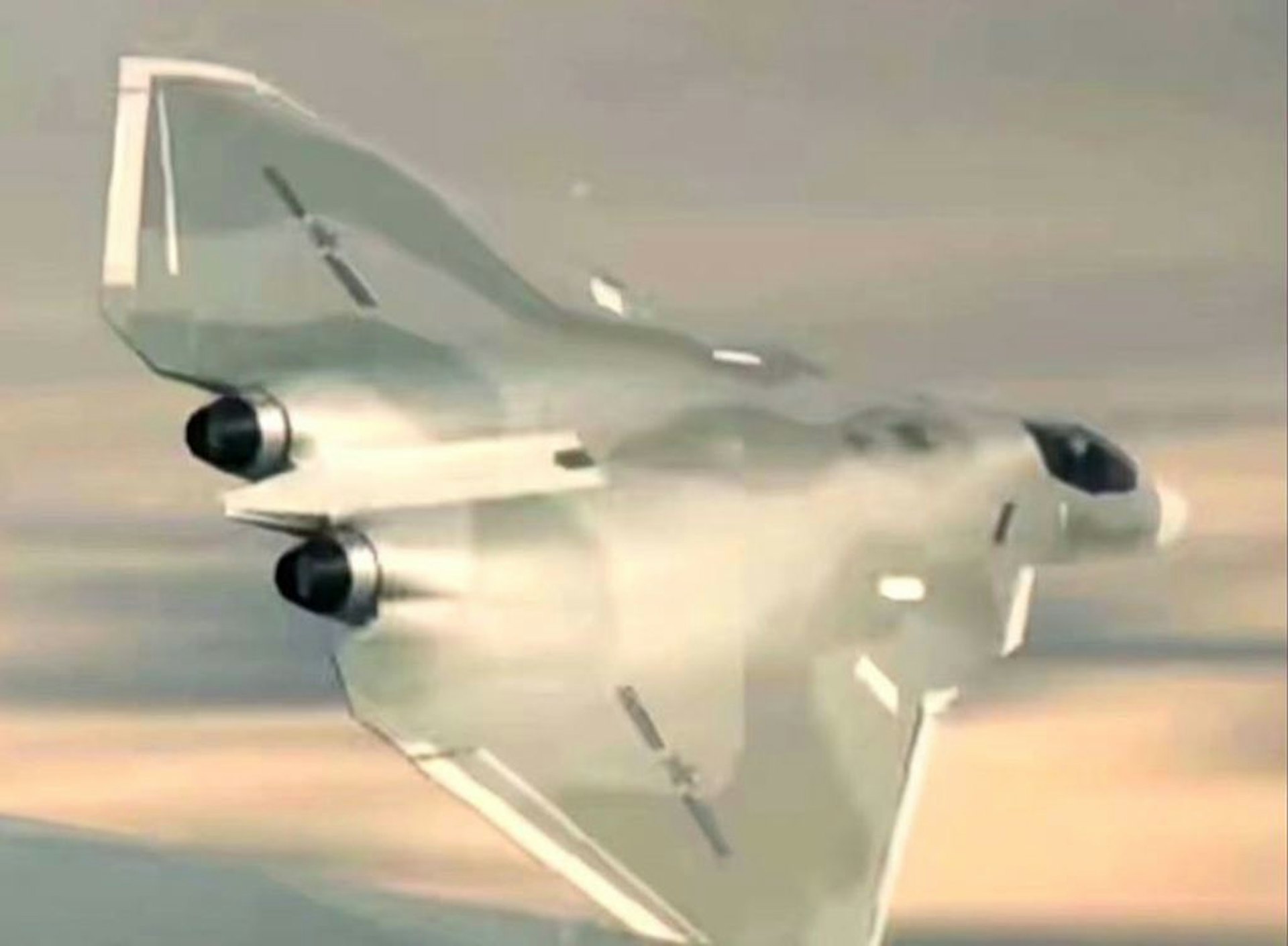 中國航空工業集團(AVIC)宣傳片中出現的解放軍新一代戰機。(中國航空工業集團)