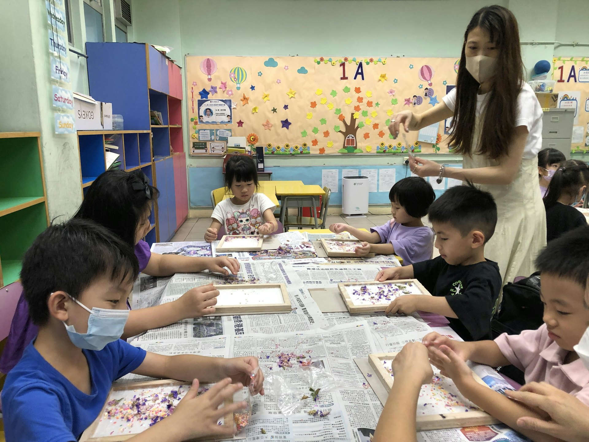 筆者學校安排準小一學生參加體驗課,接觸老師及同學,加強安全感。(張樂霈校長提供) 筆者學校安排準小一學生參加體驗課,接觸老師及同學,加強安全感。(張樂霈校長提供)