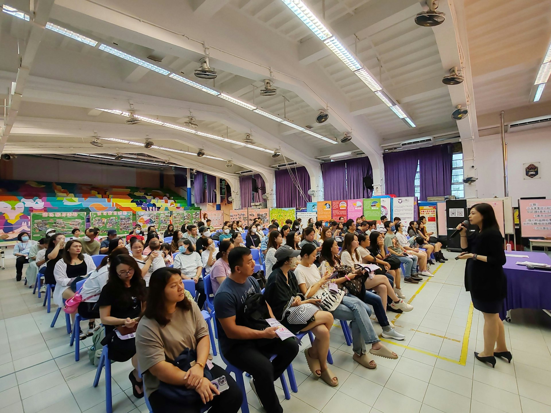 筆者學校為準小一學生及家長舉辦新生家長會及體驗課,增加對學校的認識。(張樂霈校長提供) 筆者學校為準小一學生及家長舉辦新生家長會及體驗課,增加對學校的認識。(張樂霈校長提供)