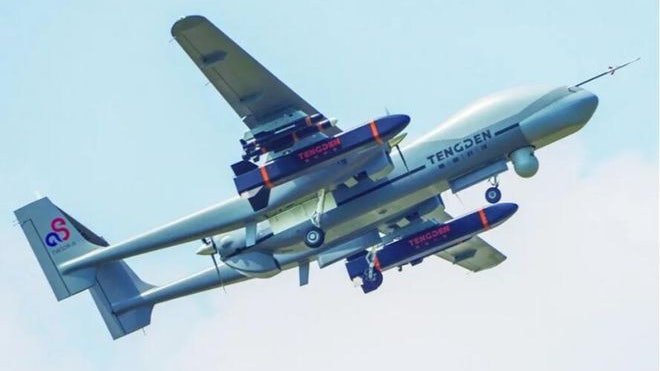 2架「雙尾蠍」無人機首次編隊台東部海域 顯示對台加強無人機作戰 2架「雙尾蠍」無人機首次編隊台東部海域 顯示對台加強無人機作戰