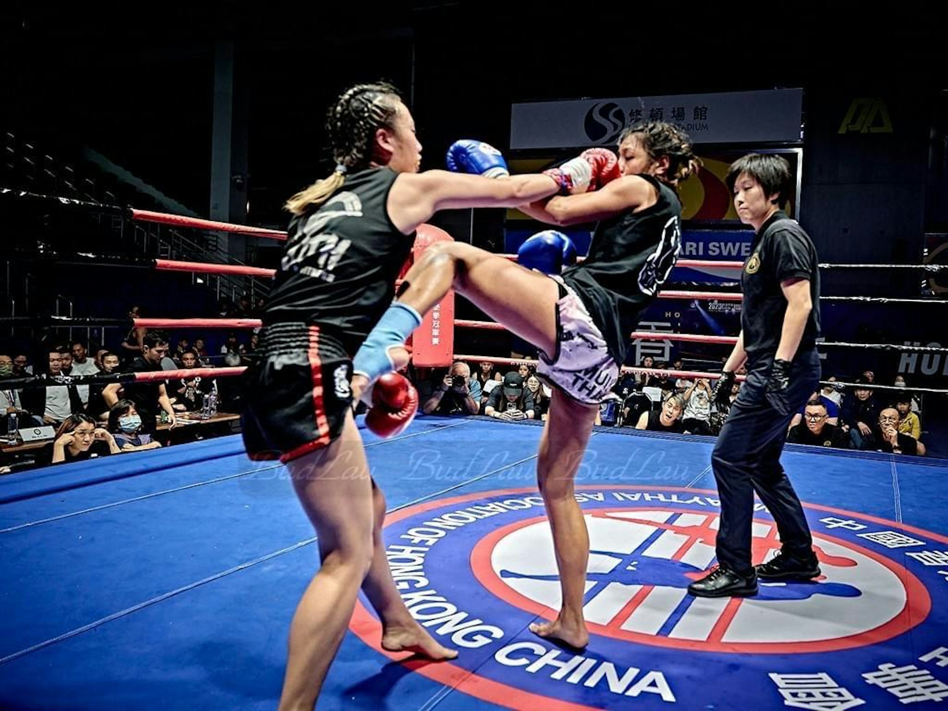 鄭琬愉2023香港泰拳比賽中取得金腰帶。(受訪者提供) 鄭琬愉2023香港泰拳比賽中取得金腰帶。(受訪者提供)