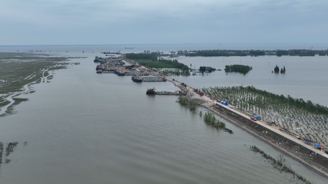 洞庭湖流域全線整體退出警戒水位 排澇工作持續進行 洞庭湖流域全線整體退出警戒水位 排澇工作持續進行