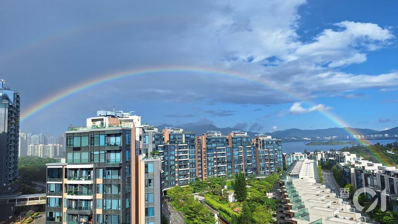 雙彩虹洗版.多圖|清晨驟雨後出太陽 馬鞍山將軍澳現彩虹橋 雙彩虹洗版.多圖|清晨驟雨後出太陽 馬鞍山將軍澳現彩虹橋