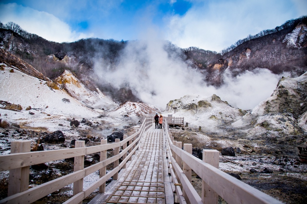 登別地獄谷（圖片來源：北海道官方旅遊網站）