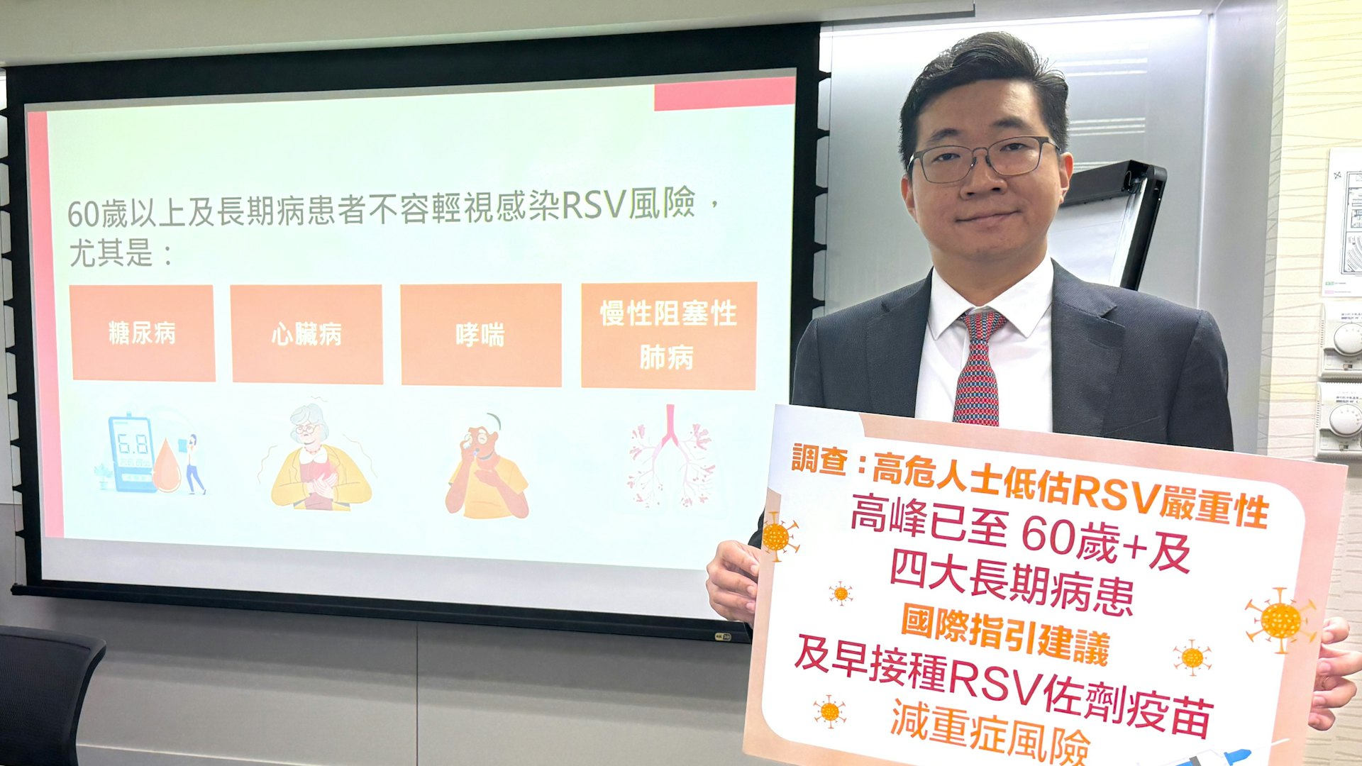 調查:64%高危人士完全不了解RSV 近兩成認為自己完全沒有風險 調查:64%高危人士完全不了解RSV 近兩成認為自己完全沒有風險