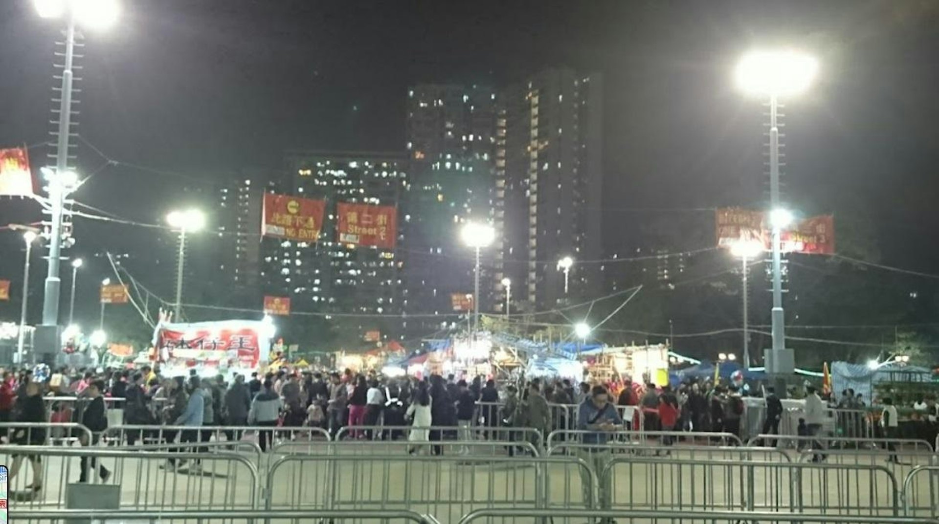 渠務署摩士公園動工建蓄洪池需時五年黃大仙年宵明年遷慈雲山