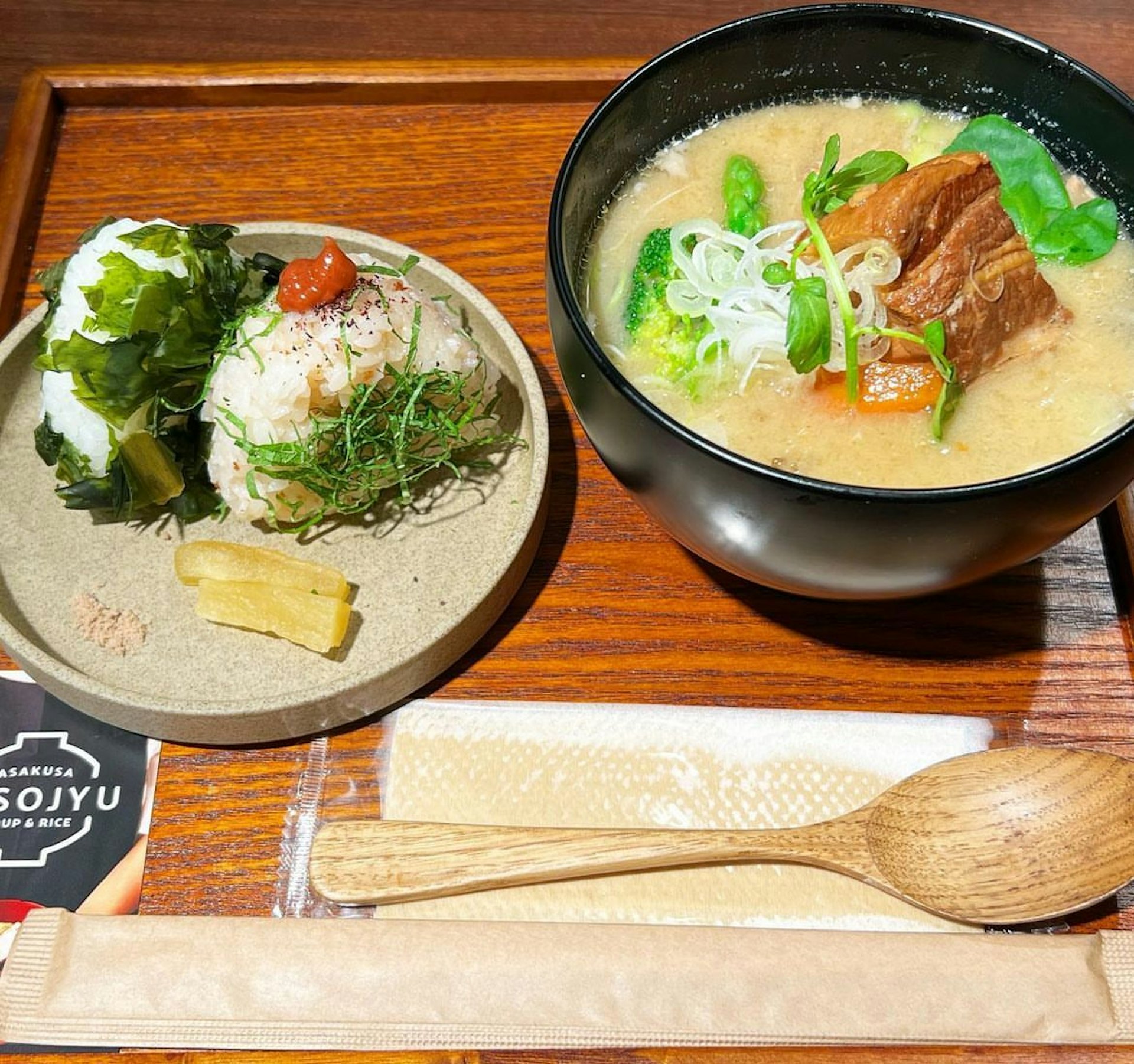 店家提供多款口味的味增湯。(圖片來源:IG@misujyu) 店家提供多款口味的味增湯。(圖片來源:IG@misujyu)