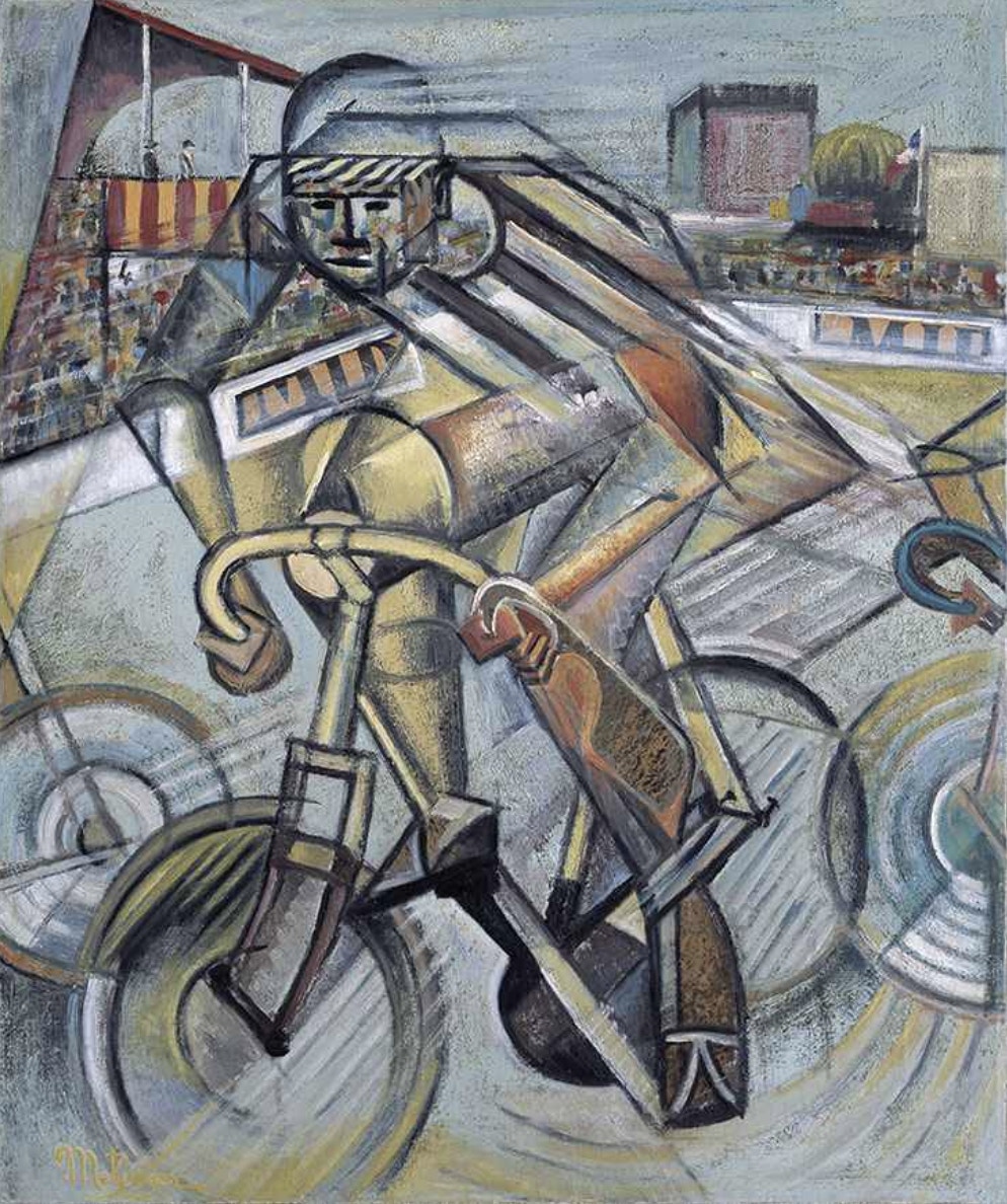《Le cycliste》（圖片來源：德島縣立近代美術館）