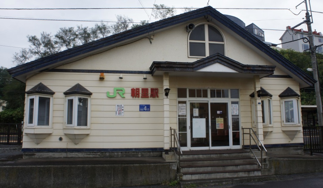 北海道小樽JR朝里站。（網絡圖片）