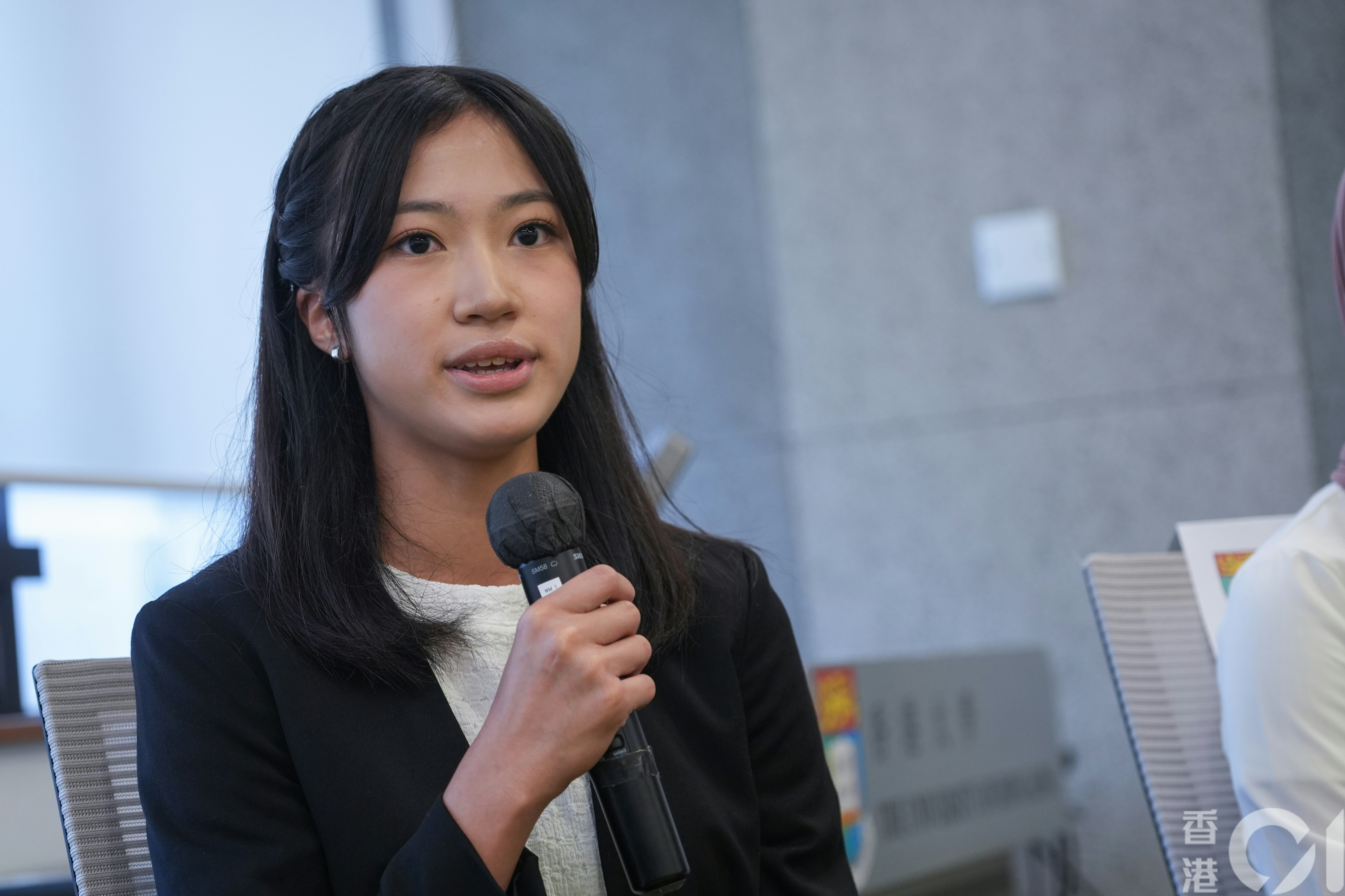 跨欄運動員白凱文經港大「頂尖運動員入學計劃」入讀醫科。
(黃浩謙攝)