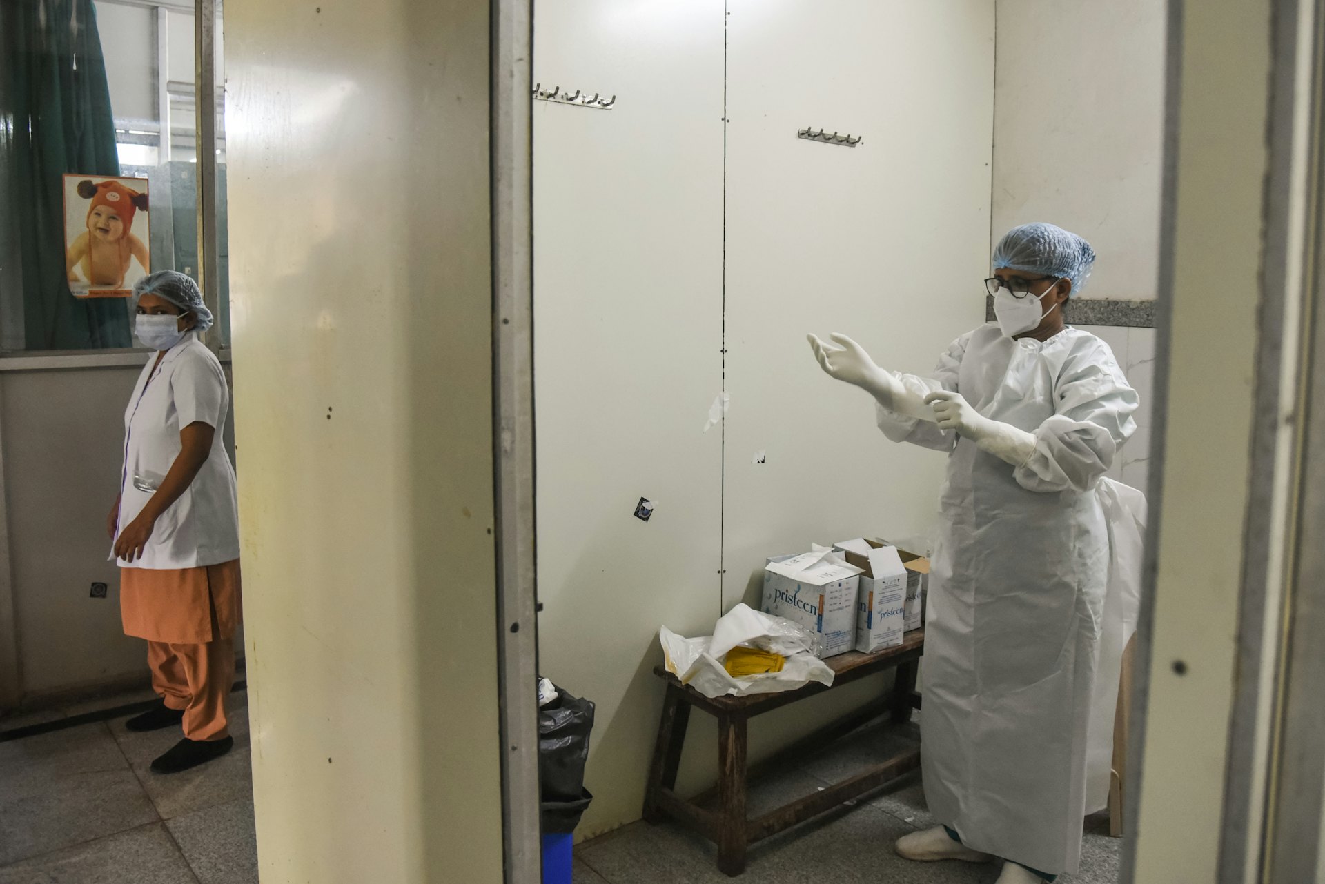 有印度女醫護表示,即使身處醫院內也感到不安全。(Getty)