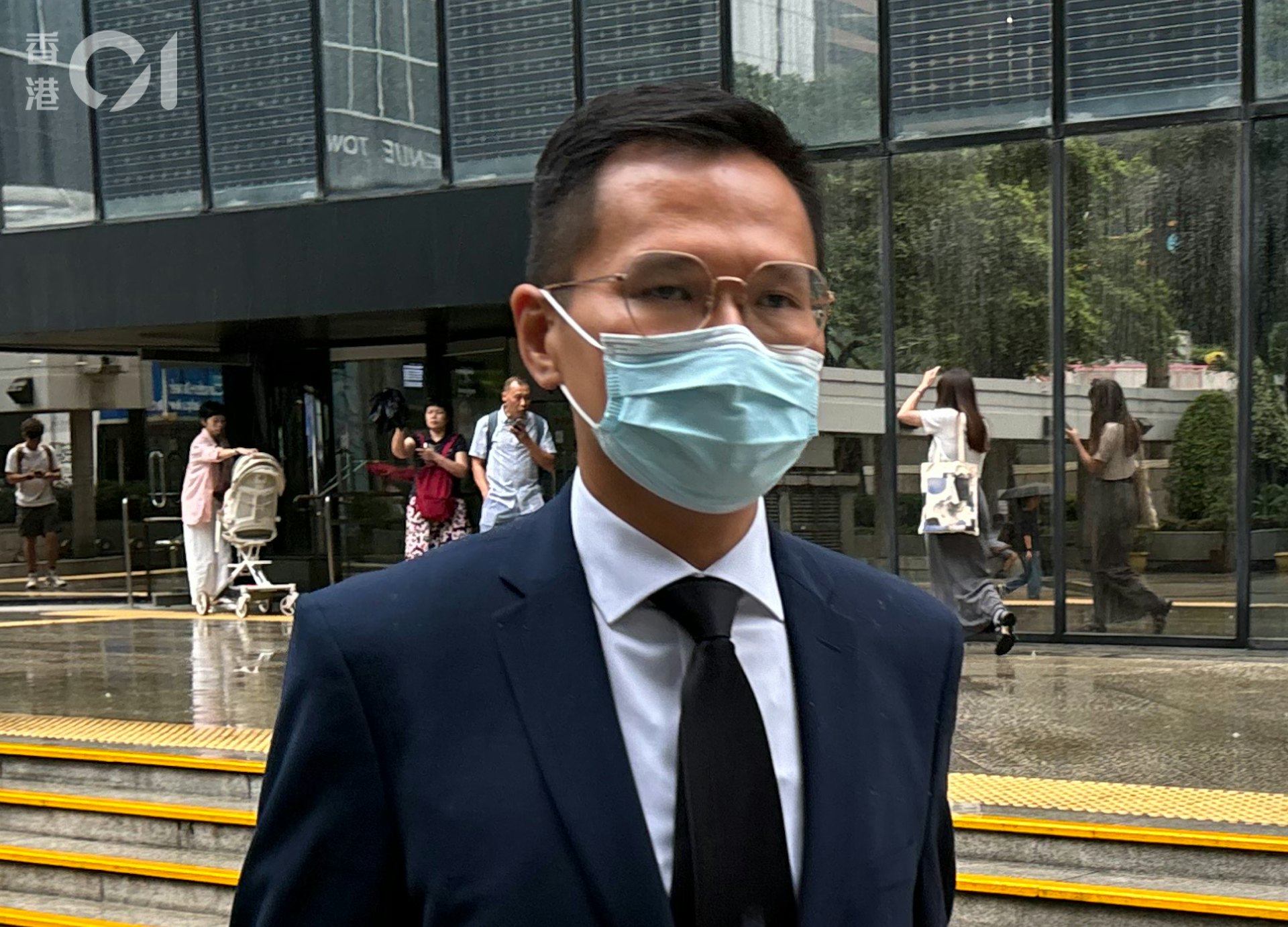 被告陸振中。(朱棨新攝) 被告陸振中。(朱棨新攝)