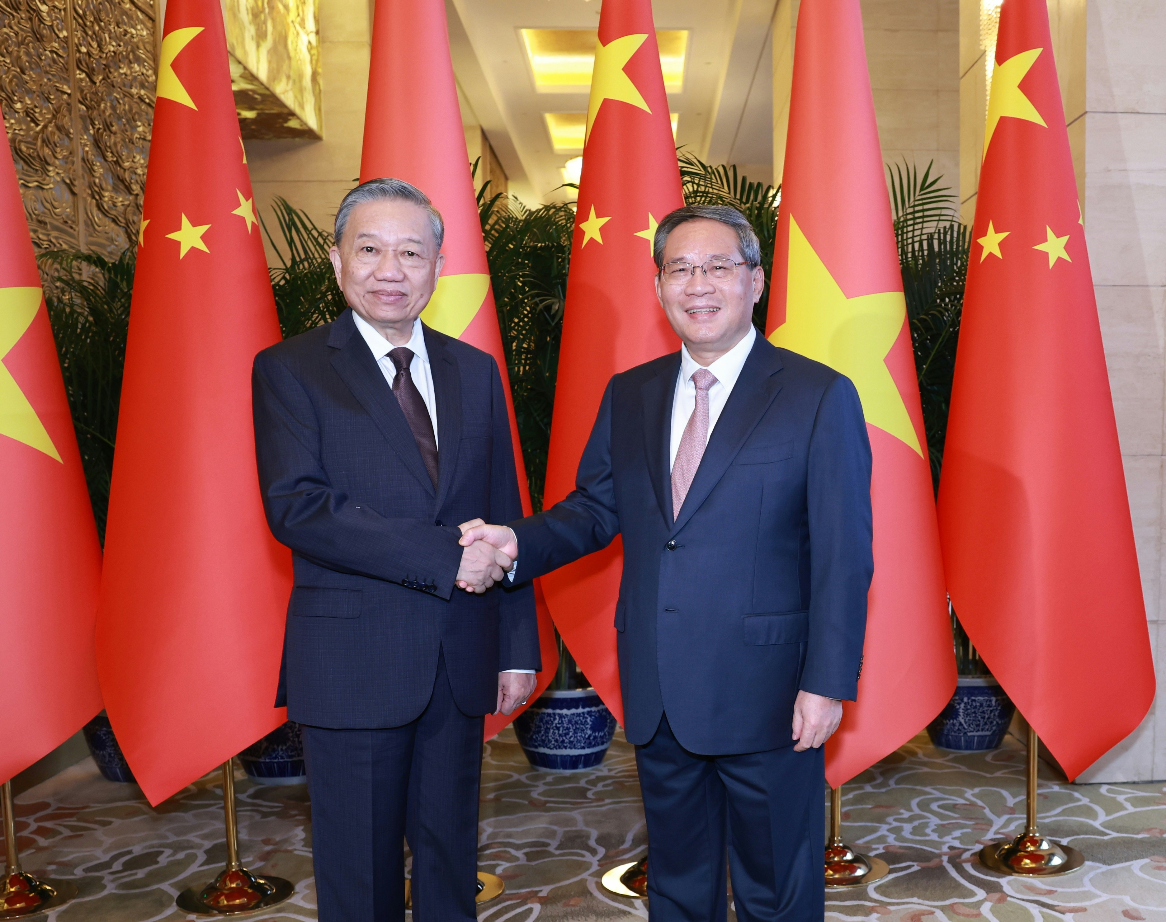 李強晤越共總書記蘇林　稱中方視越南為周邊外交優先方向